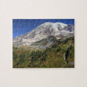 WA, Mt. Rainier nationalpark, utsikt från Pussel