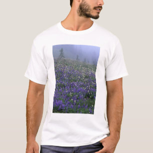 WA, Mt. Rainier NP, Lupin- och Bistortäng Tröja
