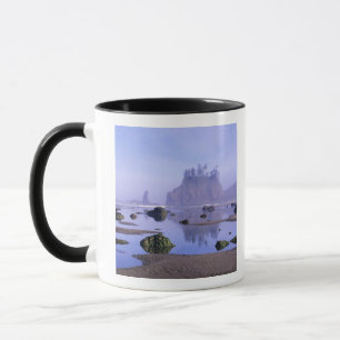 WA, Olympic National Park, Second Beach, Mugg