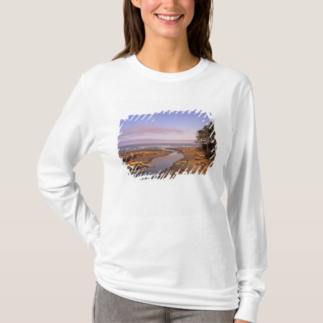 WA, Olympic NP, Kalaloch Beach och Kalaloch T-shirt (Framsida)