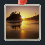 WA, Olympic NP, Second Beach vid solnedgången Julgransprydnad Metall<br><div class="desc">COPYRIGHT Jamie & Judy Vild / DanitaDelimont.com| US48 JWI0074.jpg| WA,  Olympic NP,  Second Beach vid sunset</div>