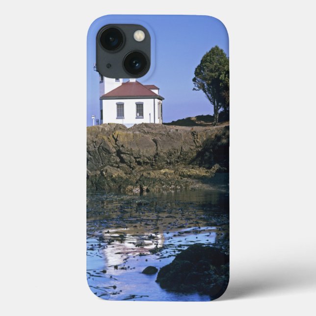 WA, San Juan Island, Lime Kiln fyr (Baksida)