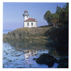 WA, San Juan Island, Lime Kiln fyr Kakelplatta