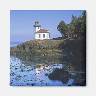 WA, San Juan Island, Lime Kiln fyr Magnet