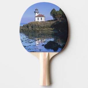 WA, San Juan Island, Lime Kiln fyr Pingisracket