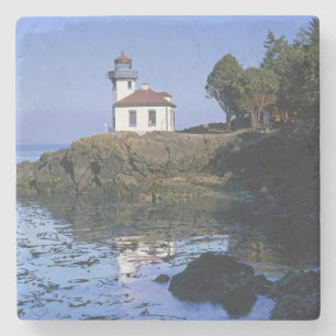 WA, San Juan Island, Lime Kiln fyr Stenunderlägg