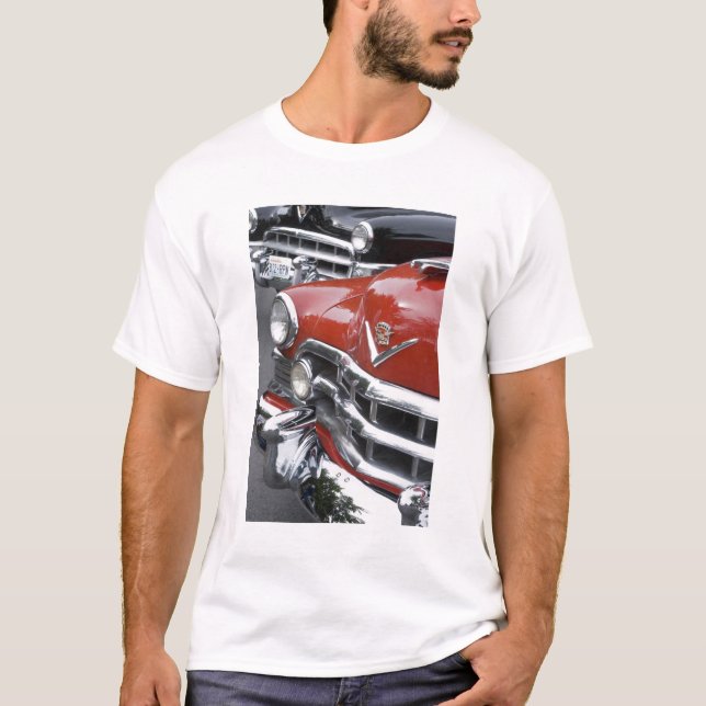 WA, Seattle, klassisk amerikansk bil. T Shirt (Framsida)