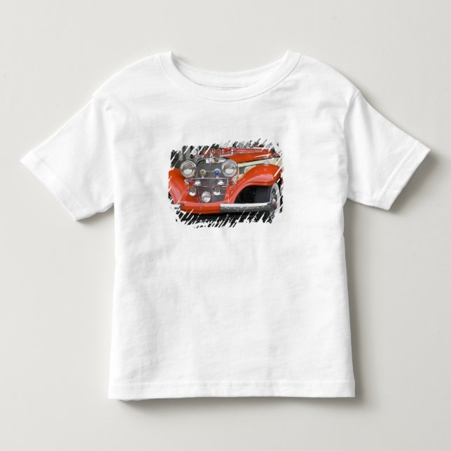 WA, Seattle, klassisk tysk bil. 2 T-shirt (Framsida)