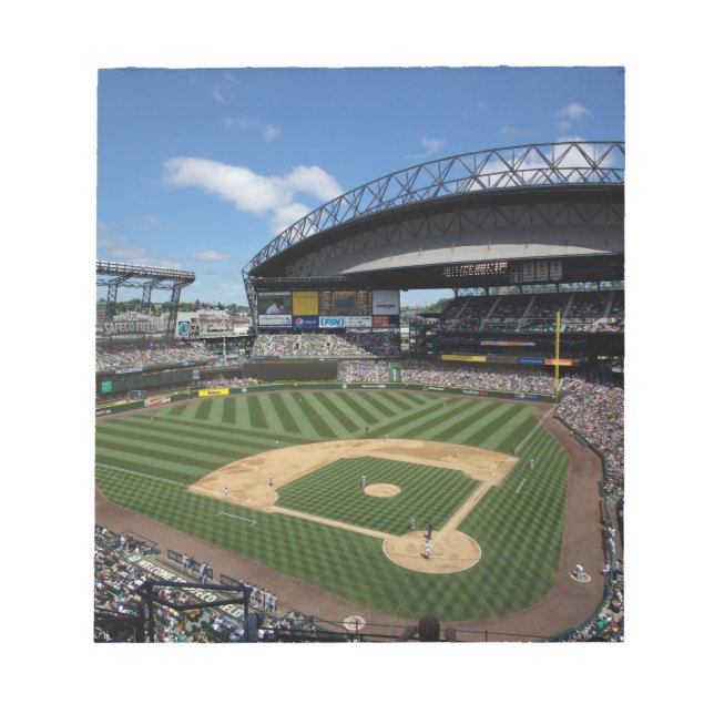 WA, Seattle, Safeco Field, Mariners baseboll Anteckningsblock (Framsida)