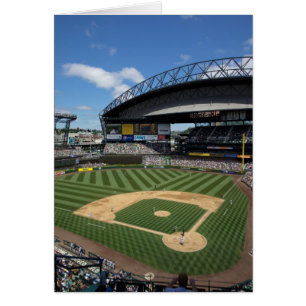 WA, Seattle, Safeco Field, Mariners baseboll Hälsningskort