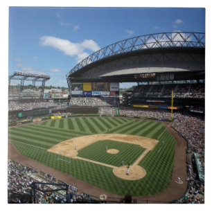 WA, Seattle, Safeco Field, Mariners baseboll Kakelplatta