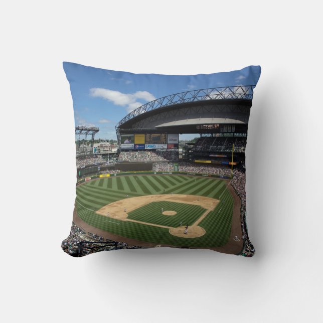 WA, Seattle, Safeco Field, Mariners baseboll Kudde (Framsida)