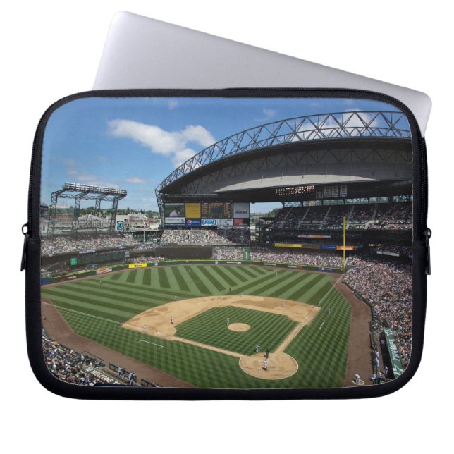 WA, Seattle, Safeco Field, Mariners baseboll Laptop Sleeve (Framsidan)