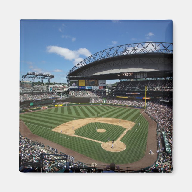 WA, Seattle, Safeco Field, Mariners baseboll Magnet (Framsidan)