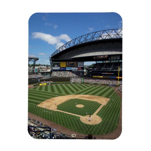 WA, Seattle, Safeco Field, Mariners baseboll Magnet (Vertikal)