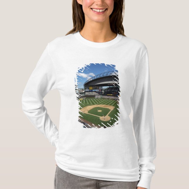 WA, Seattle, Safeco Field, Mariners baseboll Tee Shirt (Framsida)