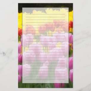 WA, Skagit Valley, Roozengaarde Tulip Garden, 2 Brevpapper