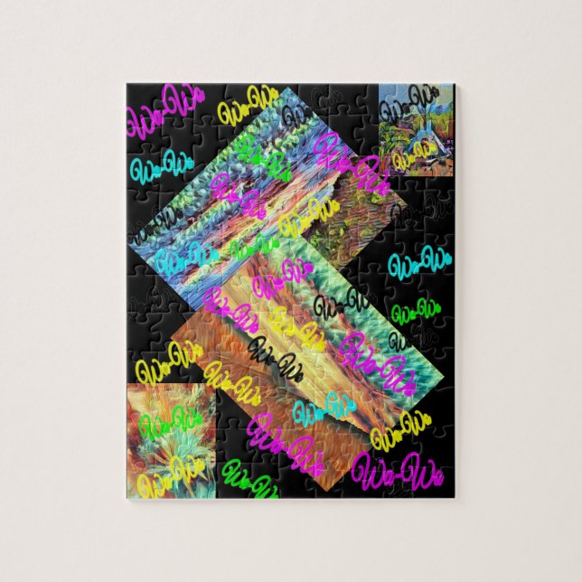 Wa-Wave NFT Art Collection CLOUDY CLOUDS 23/30 Pussel (Vertikal)