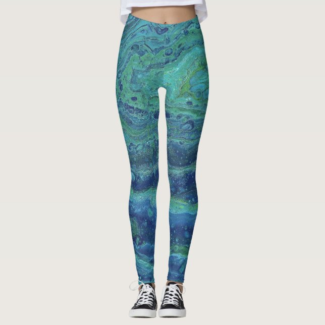 Wabash 1 Abstrakt Leggings (Framsida)