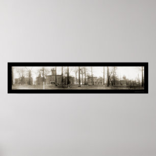 Wabash högskola I fotoet 1909 Poster