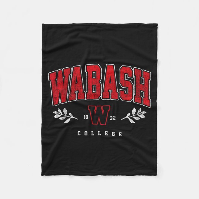 Wabash of Technology Arch Retro for Men Women Fleecefilt (Framsidan)