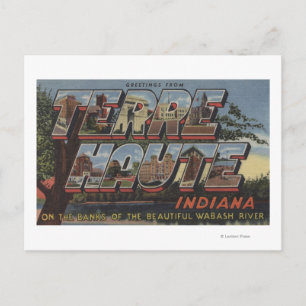 Wabash River - Stora Brev Scenes Vykort