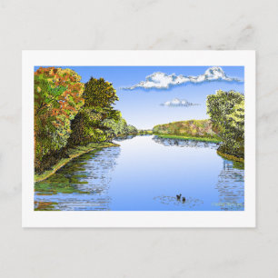 Wabash River Vykort