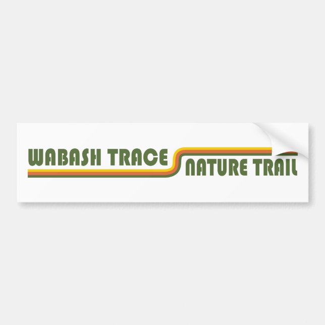 Wabash Trace Natature Trail Iowa Bildekal (Framsidan)