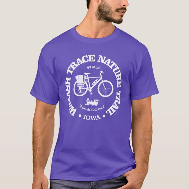 Wabash Trace Nature Trail cykling T Shirt (Framsida)