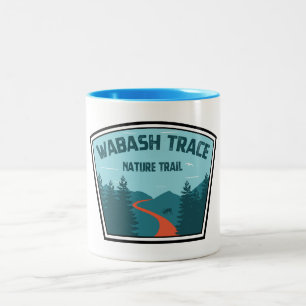 Wabash Trace Nature Trail Två-Tonad Mugg