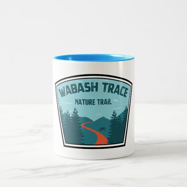 Wabash Trace Nature Trail Två-Tonad Mugg (Center)