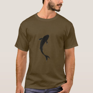 Wabi‑Sabi Bläck Koi Siluett T Shirt
