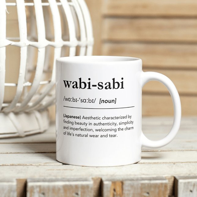 Wabi-Sabi definition Japan Culture Art Kaffemugg (Skapare uppladdad)