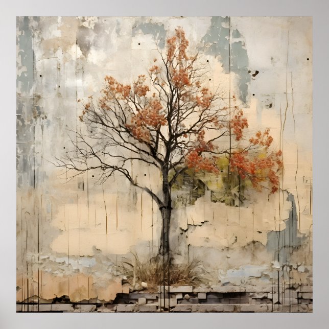 Wabi Sabi Japanska Stil Art Poster (Framsidan)