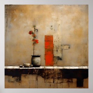 Wabi Sabi Japanska Stil Art Poster