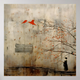 Wabi Sabi Japanska Stil Art Poster