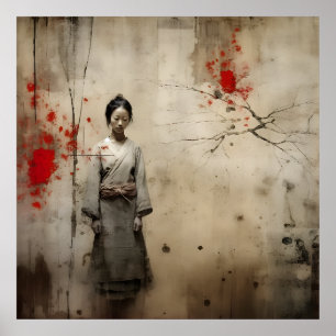 Wabi Sabi Japanska Stil Art Poster