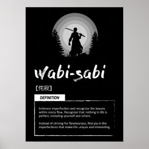 Wabi-Sabi - Japanskt koncept för framgång Poster