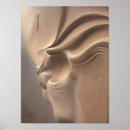 Wabi Sabi Wall Art för ett tillfälligt hem Poster