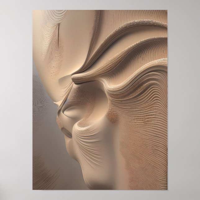 Wabi Sabi Wall Art för ett tillfälligt hem Poster (Framsidan)