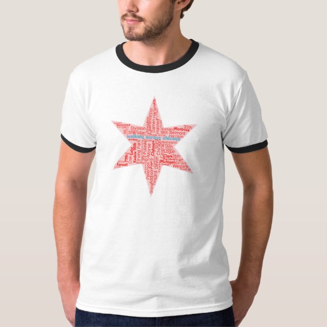 WAC Chicago Star Ringer Te T Shirt (Framsida)
