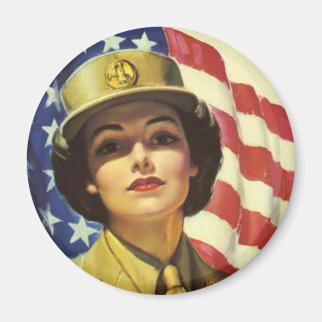 WAC-rekrytering Poster Magnet (Framsidan)