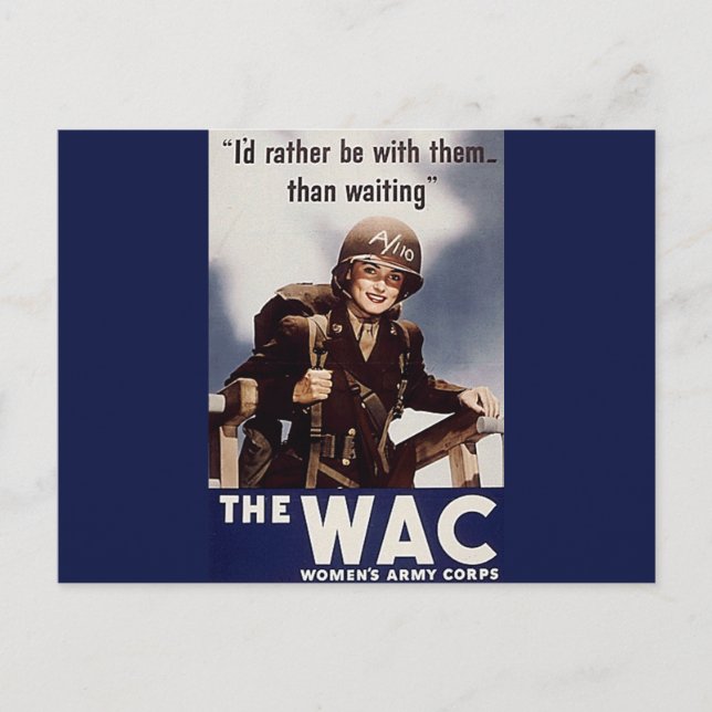 WAC Rekrytering Poster Vykort (Framsida)