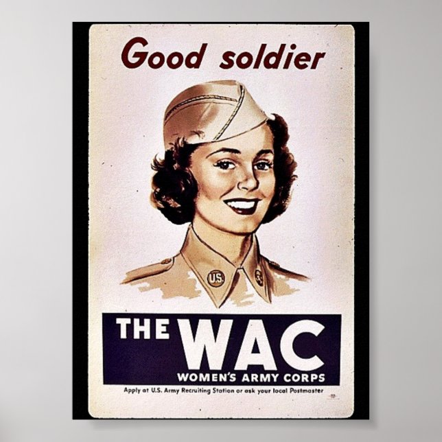 Wac Womens Army Corps Poster (Framsidan)