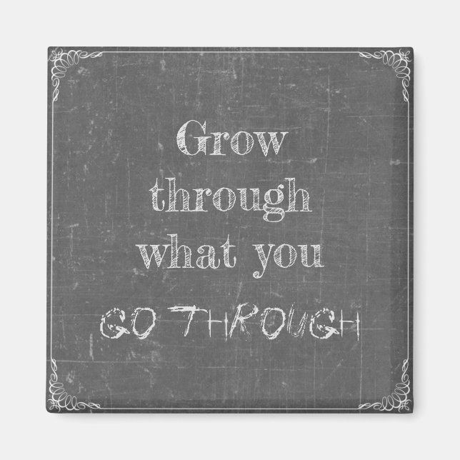 Wachsen Sie durch var Sie durchlaufen Magnet (Framsidan)