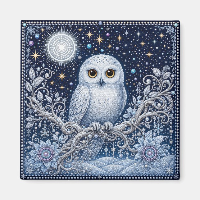 Wächterin der Winternacht Magnet (Framsidan)