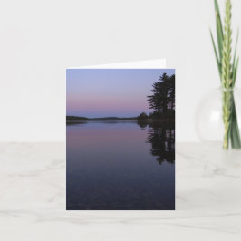 Wachusett Sunset Note Card Kort