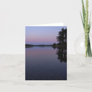 Wachusett Sunset Note Card Kort