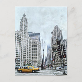 Wacker Dr Chicago Postcard Vykort