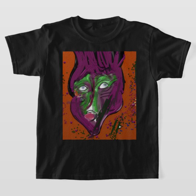 Wacky Cartoon  T Shirt (Laydown)